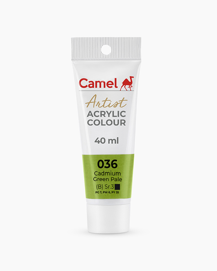 Camel Artist Acrylic Colours Cadmium Green Pale